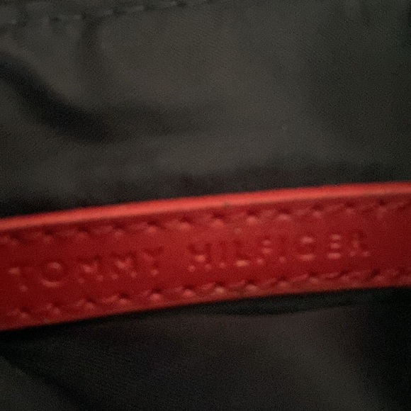 Tommy Hilfiger Women's Navy Blue Logo Printed Large Wristlet Wallet Clutch Bag - Picture 2 of 8